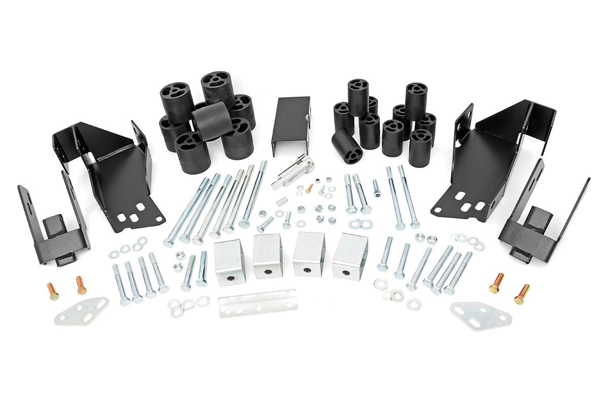 Chevrolet Silverado 1500 Suspension Lift Kit - Rough Country - 3 Inch Body Lift Kit - '07-'13